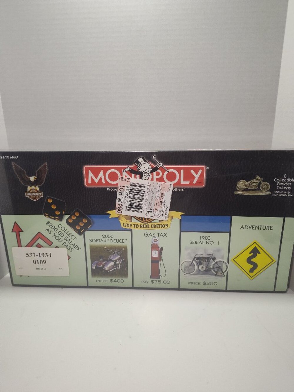 Monopoly Harley-Davidson Live To Ride Edition Board Game Factory Sealed USAopoly